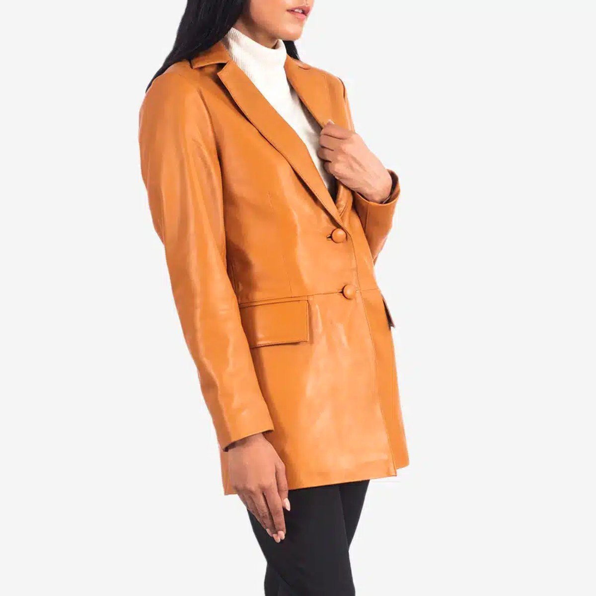 Marilyn Leather Blazer
