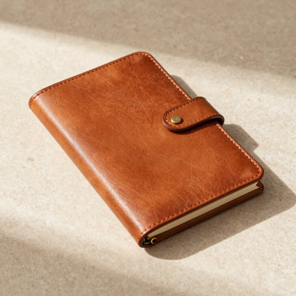 Cognac Traveler Journal Cover