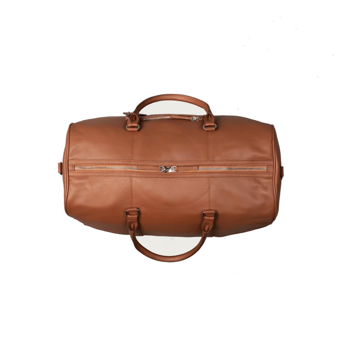 The Darrio Brown Leather Duffle Bag