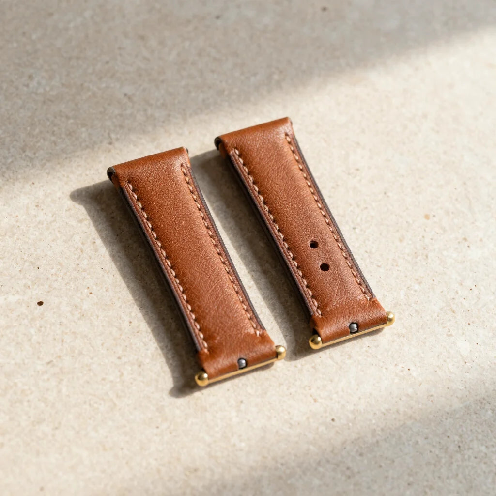 Saddle Leather Watch Strap