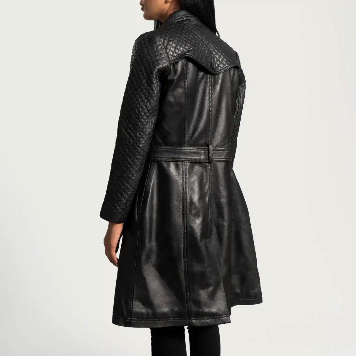 Sweet Susan Leather Trench Coat