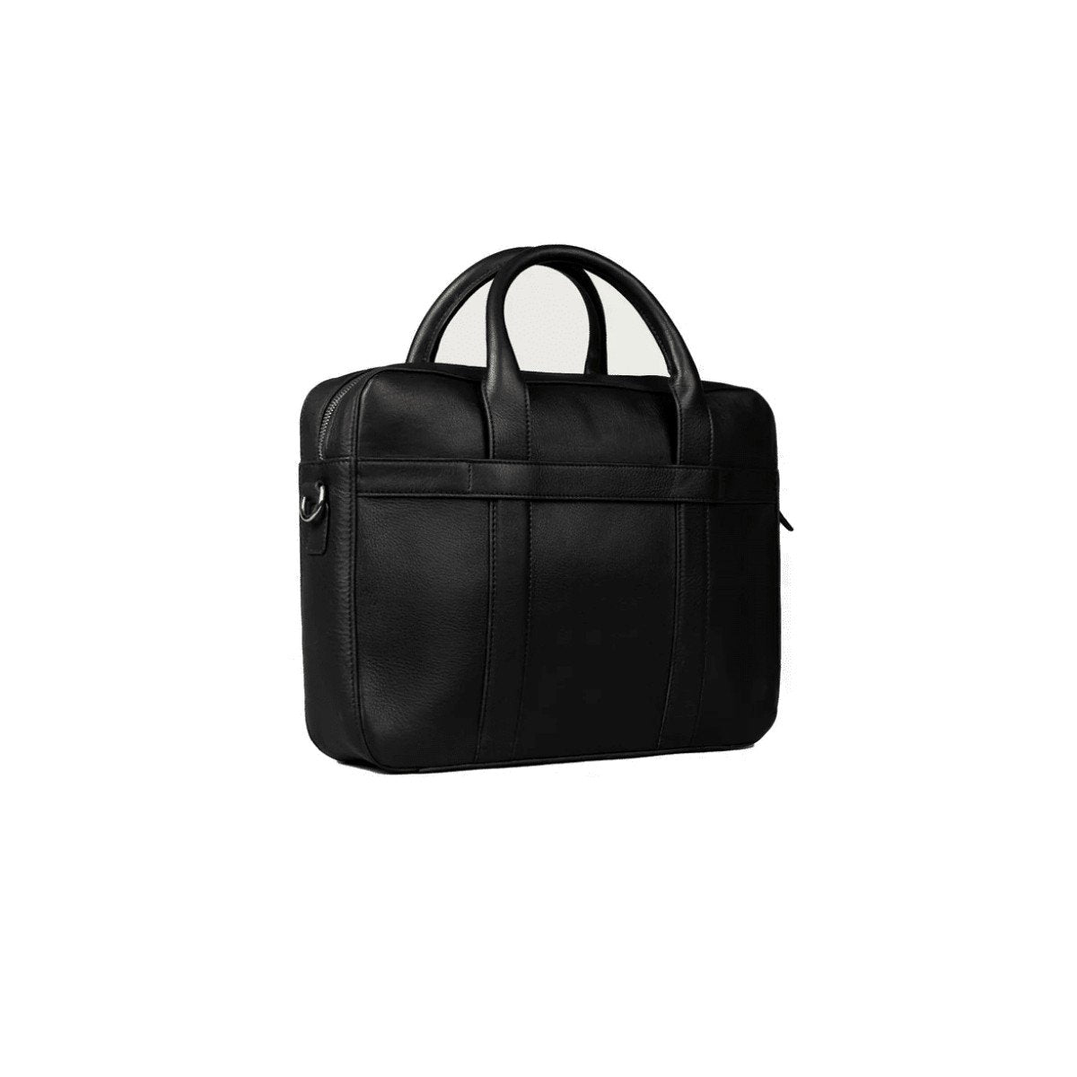 The Captain Black Leather Briefcase