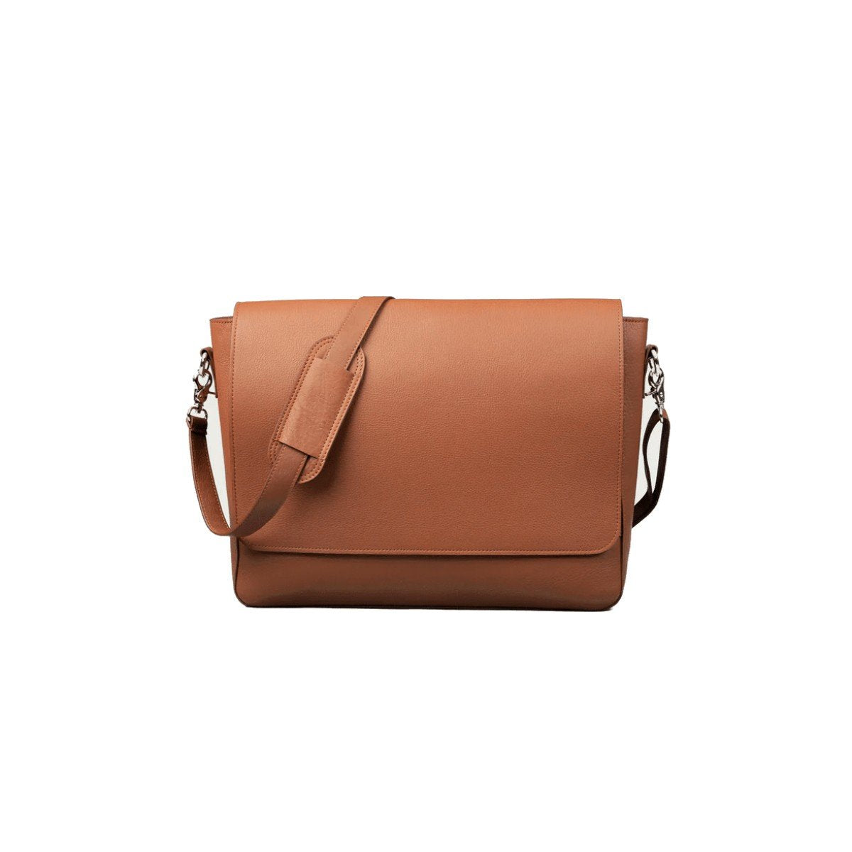 The Carismatico Brown Leather Messenger Bag