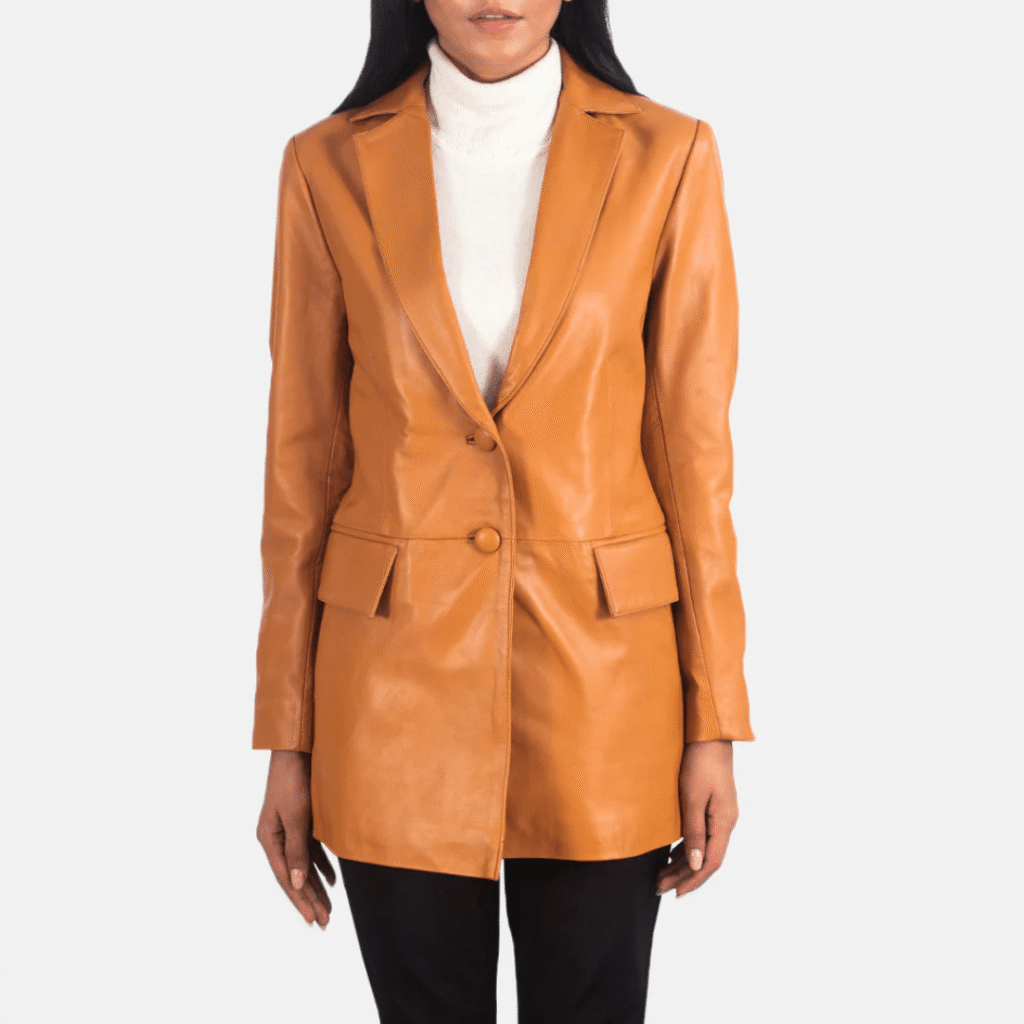 Marilyn Leather Blazer