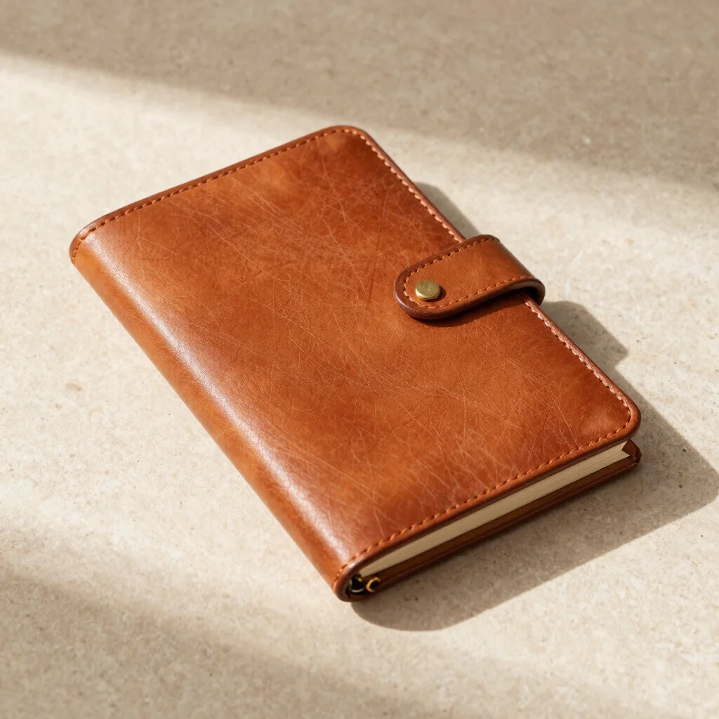 Cognac Traveler Journal Cover